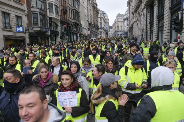 Belgium yellow vests protets